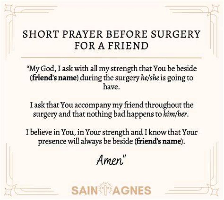 11 Short Prayers Before Surgery For a Friend (With Images)