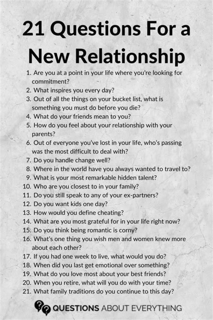 21 Questions For A New Relationship Great, Helpful Lines To Ask More