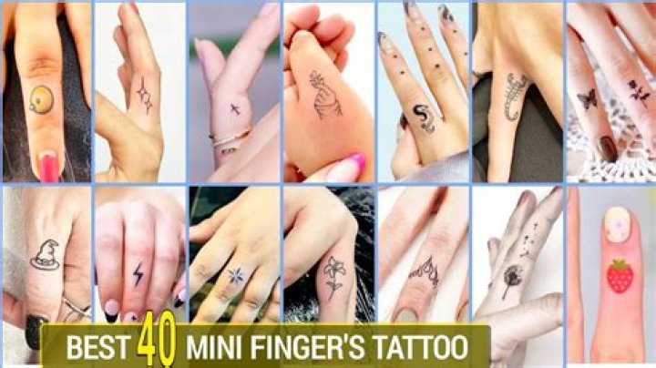 40 Tiny Finger Tattoos That Define Perfection TattooBlend