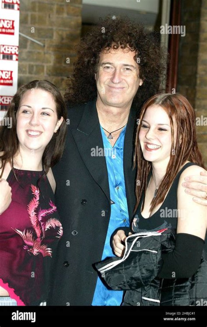 Brian May with his Daughters (Louisa and Emily Ruth)...Ruth is Brian's