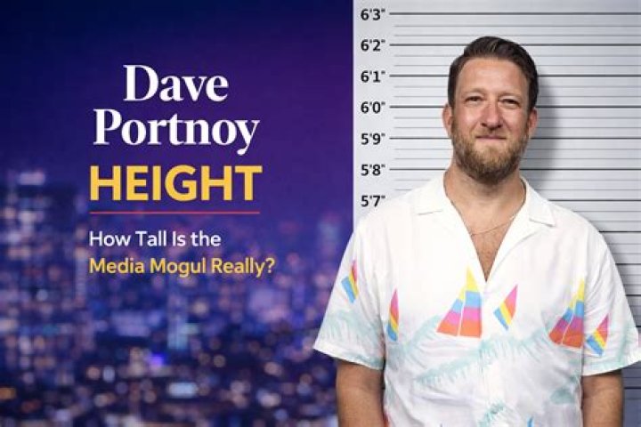 Dave Portnoy height How tall is the Barstool Sports founder in feet?