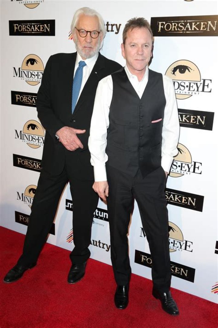 Donald and Kiefer Sutherland Appear Onscreen Together for the First