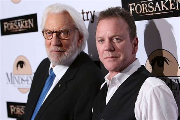 Donald and Kiefer Sutherland at the Toronto International Film Festival