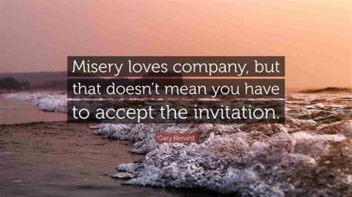 Embracing bittersweet symphony Misery loves company quotes