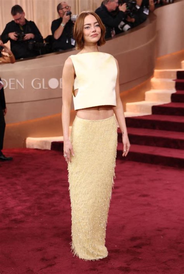 Emma Stone Golden Globe Awards in Beverly Hills 01/08/ 2017 • CelebMafia
