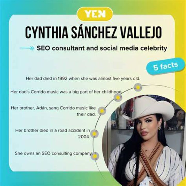 Get to Know Cynthia Sanchez Vallejo, Chalino Sánchez's Daughter