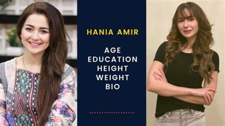 Hania Amir Age Height Weight Family Husband &raquo; Biography 2024