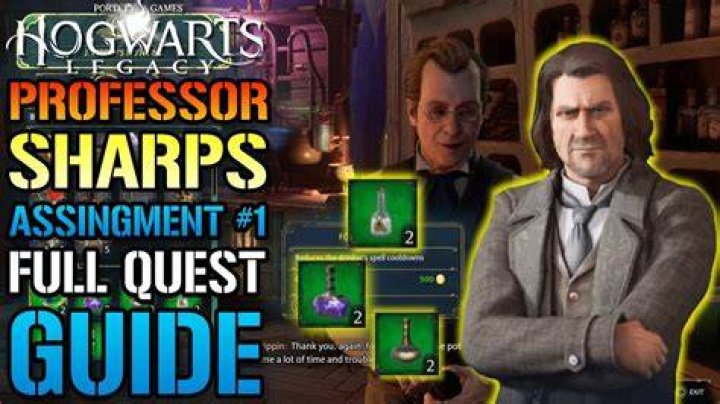Hogwarts Legacy Professor Sharp’s Assignment 2 Walkthrough