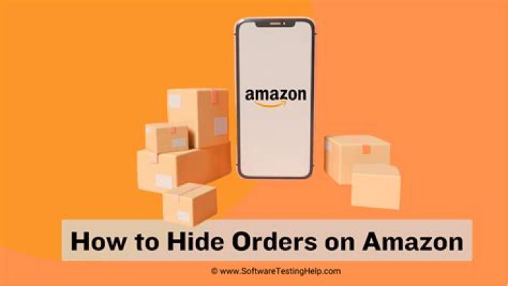 How to Hide an Order or Purchase on Amazon