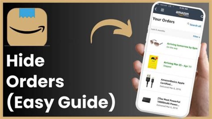 How to Hide Orders on Amazon App Simple Steps Programming Insider