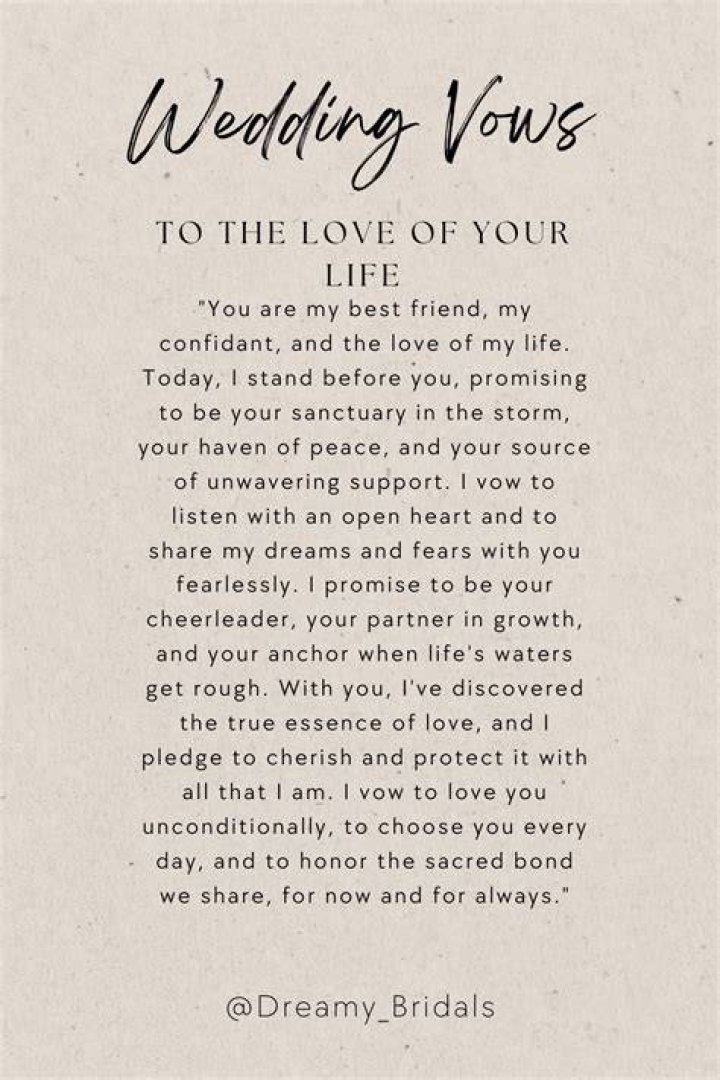 Inspiring Wedding Vows For Him 80+ Examples Of All Styles
