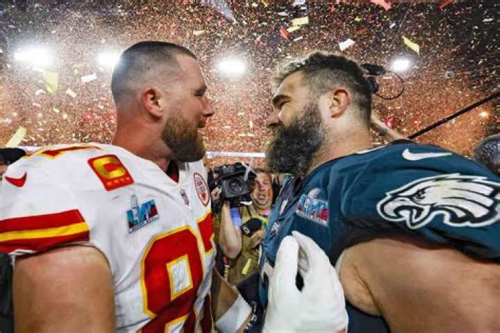 Jason Kelce and Travis Kelce debate hardest NFL position