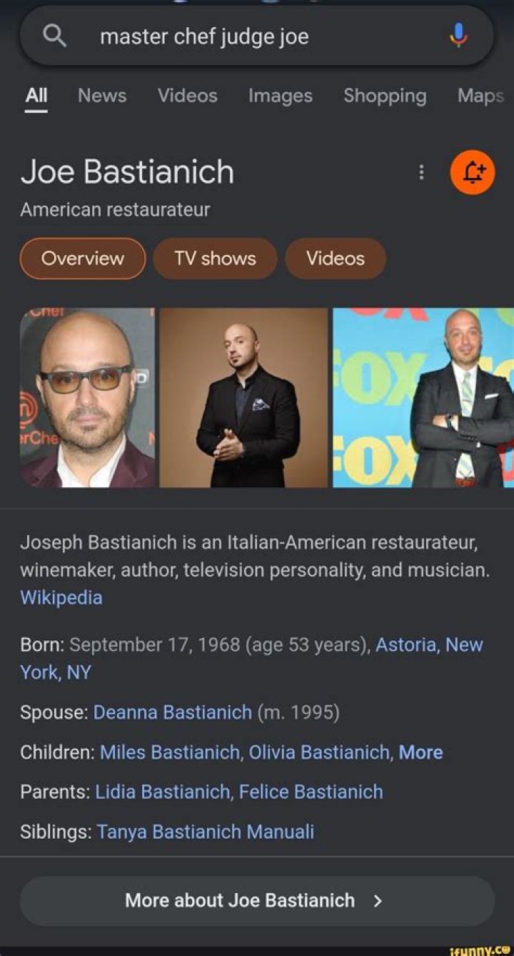 Joe Bastianich Net Worth, Age. Meet his Wife Deanna Bastianich and