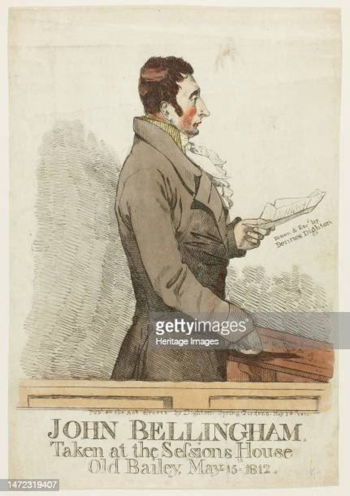 John Bellingham was born around 1769 and raised in... Crime, Not
