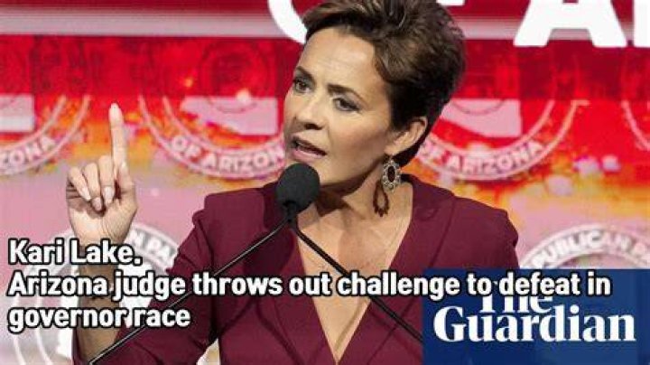 Judge throws out Kari Lake's lastditch bid to overturn election Govt