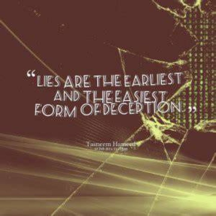 Lies And Deception Quotes. QuotesGram