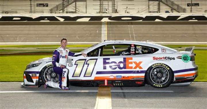 NASCAR racer Denny Hamlin's family photo Meet his girlfriend and kid