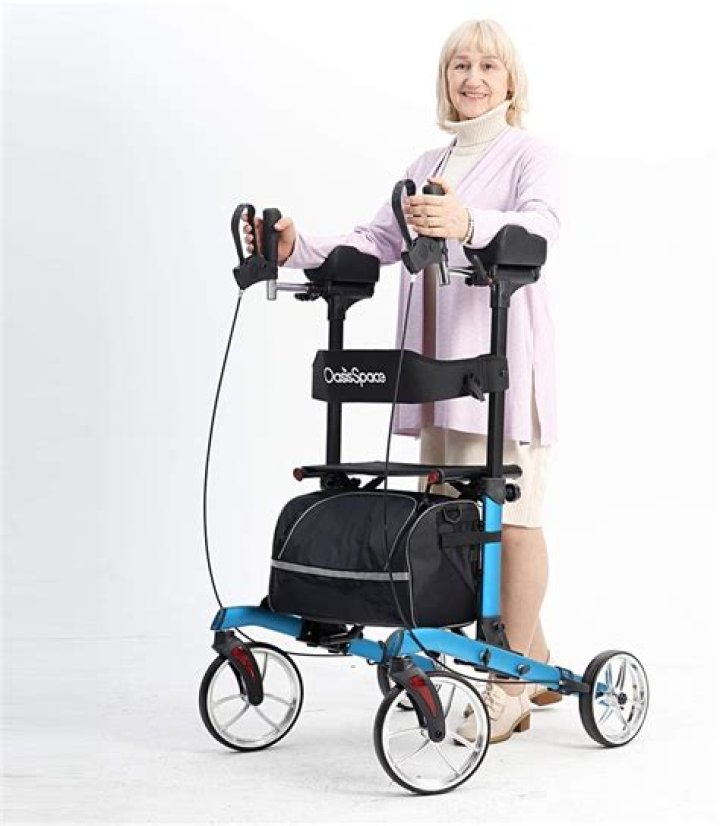 OasisSpace Heavy Duty Upright Walker 450 lb,Bariatric
