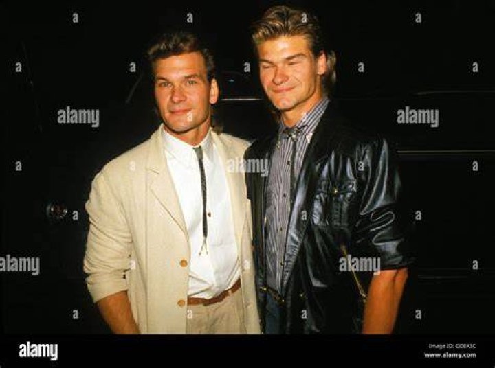 Patrick Swayze mit Bruder Don Swayze 1987. 6. März 2008