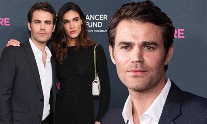 Paul Wesley, 40, poses with girlfriend Natalie Kuckenburg, 22, in