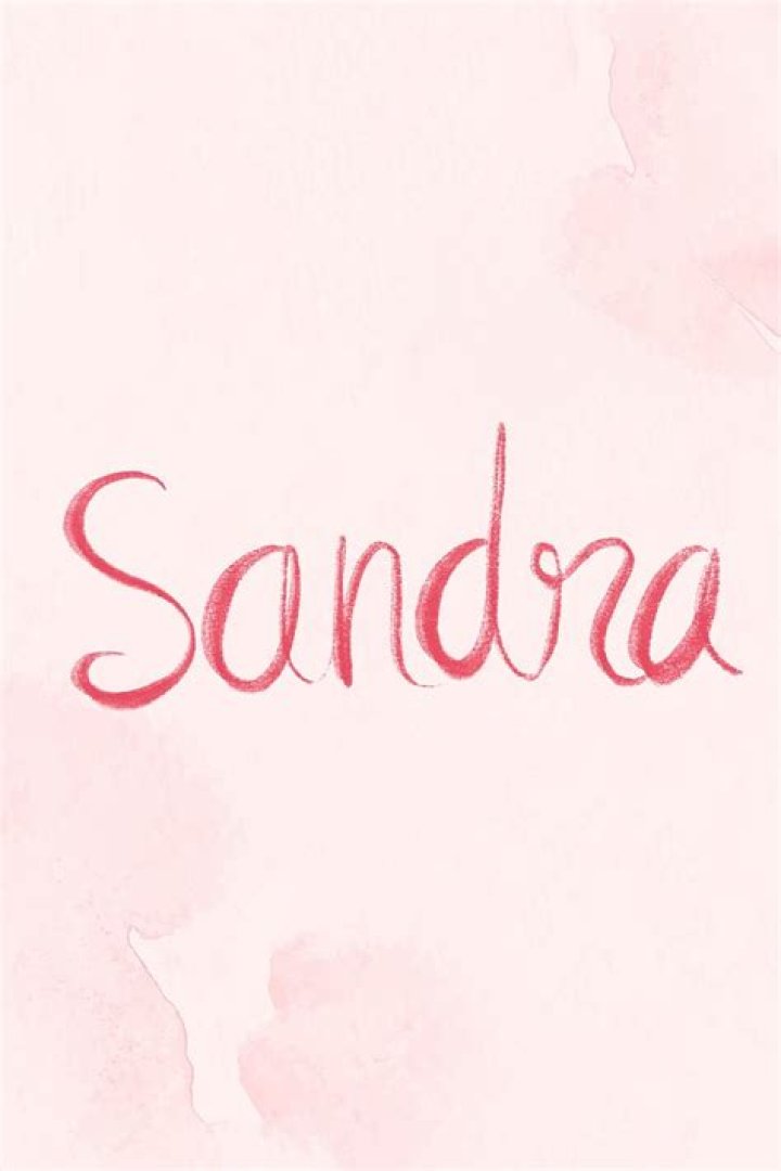 Sandra name vector hand lettering Free Vector rawpixel