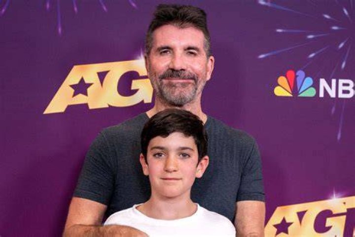 Simon Cowell and Son Eric at 'America's Got Talent' Finale Photo