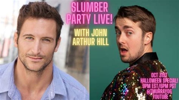 Slumber Party LIVE w/ John Arthur Hill! YouTube