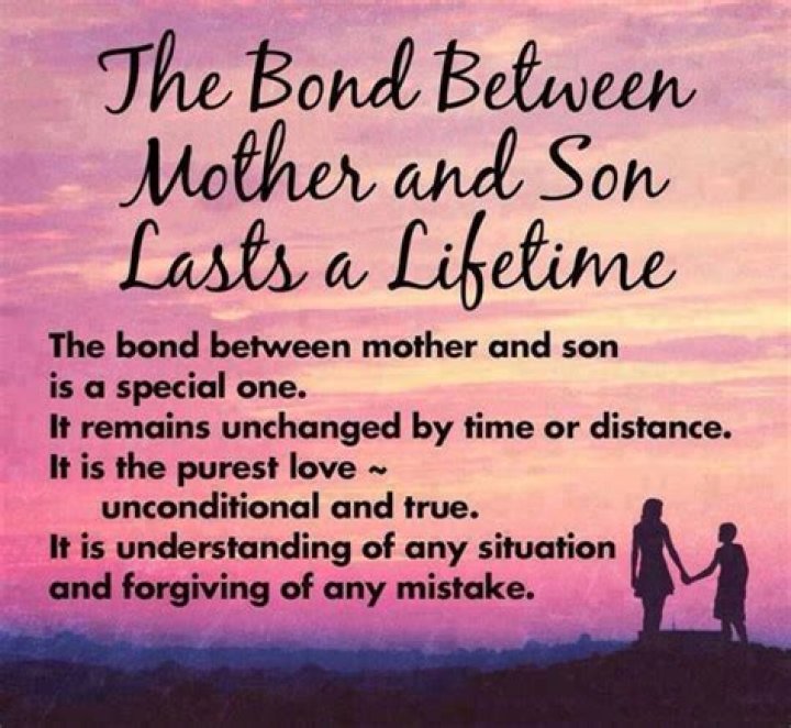 The Bond Between Mother And Son Lasts A Lifetime Pictures, Photos, and